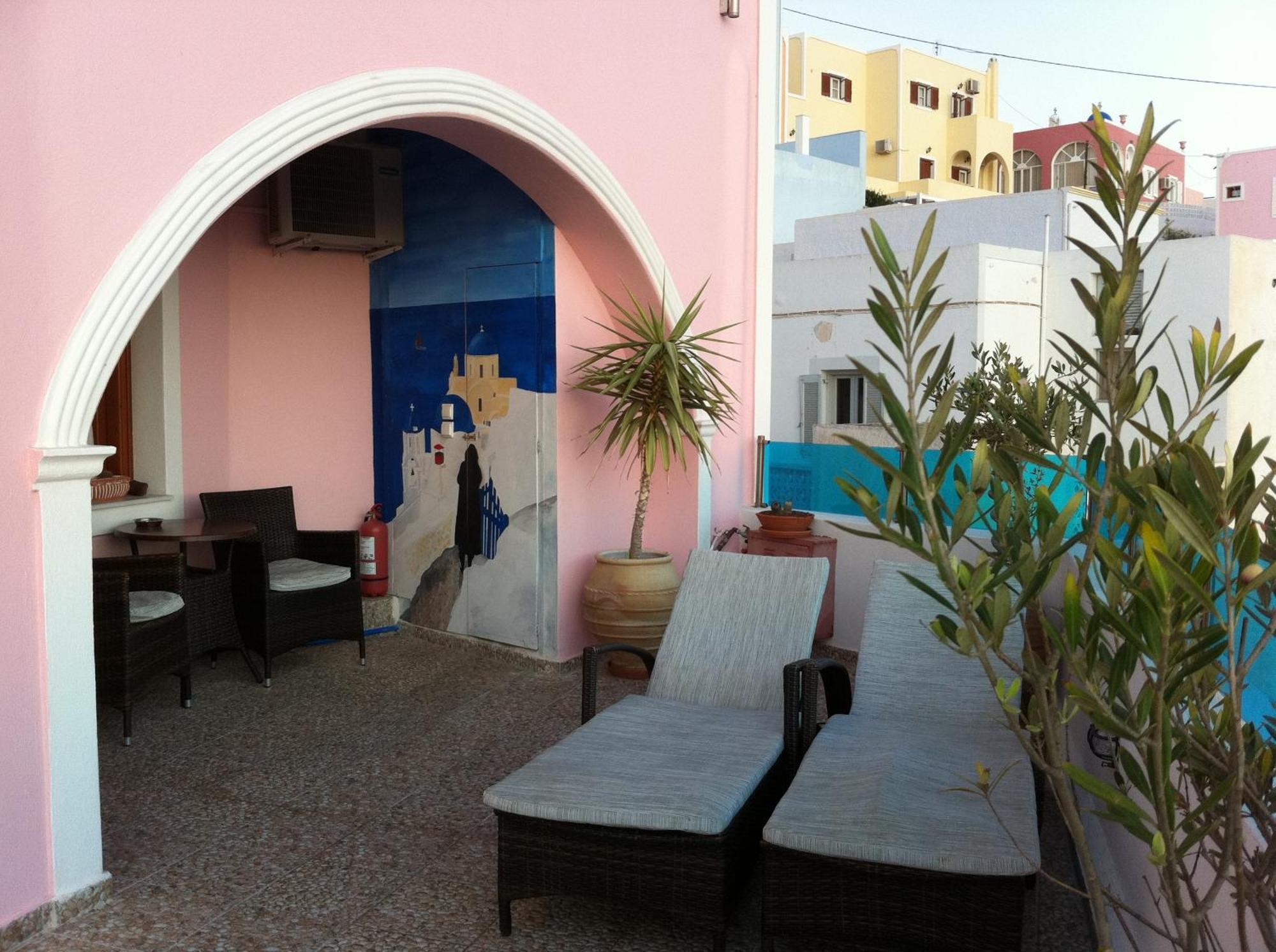 Nectarios Villa - Studios & Suites Adults Only Fira  Exteriör bild